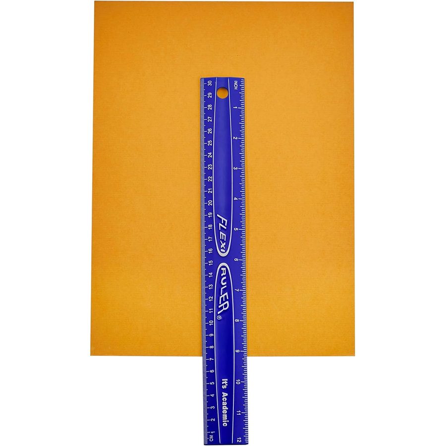 It's Academic Flexi Rulers, 12-Inch, Blue, 12 Packs of 12, angle 5