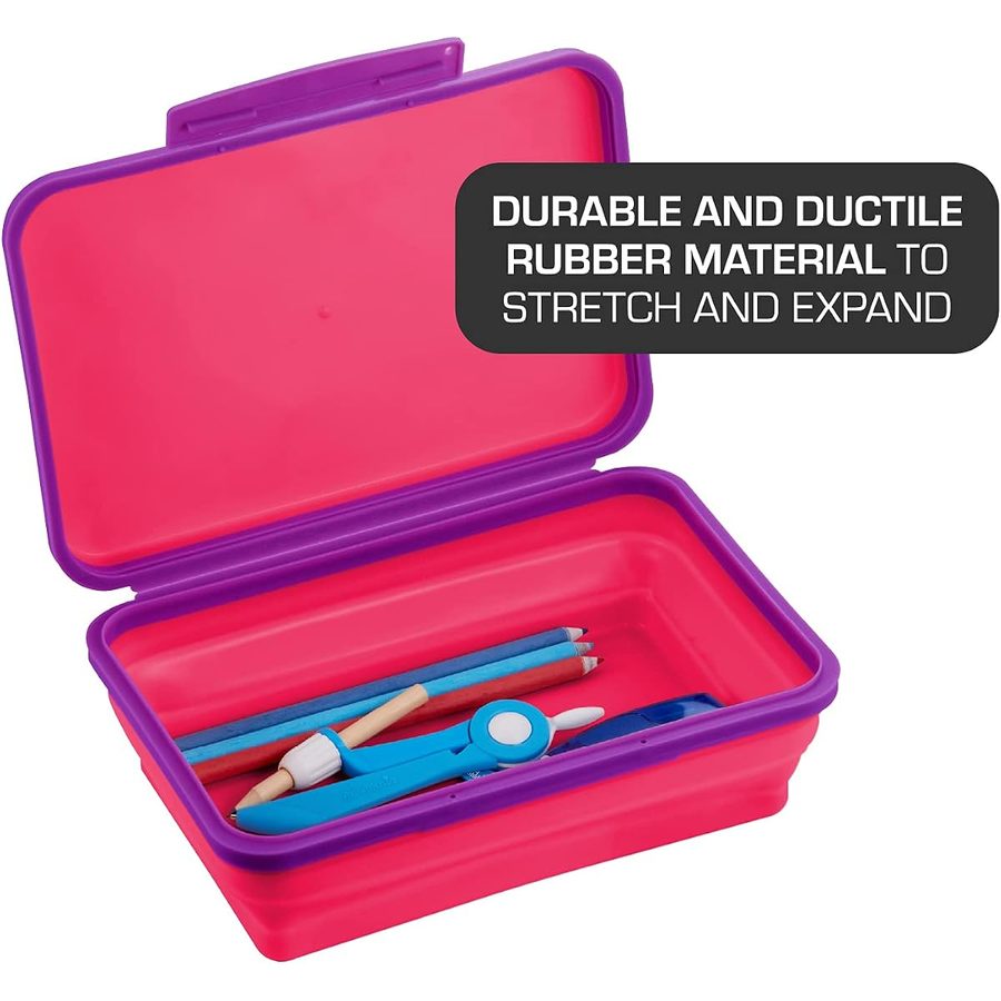 It's Academic Flexi Storage Box with Lid, 3-Pack, angle 3