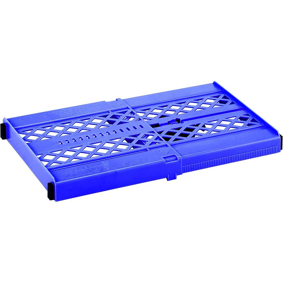 It's Academic LockerMate Adjust-A-Shelf Locker Shelf, Blue, angle 3