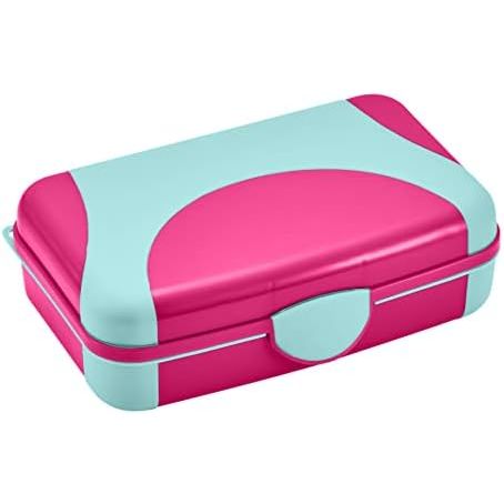 LockerMate by Bostitch Hard Pencil Case, Pink and Blue