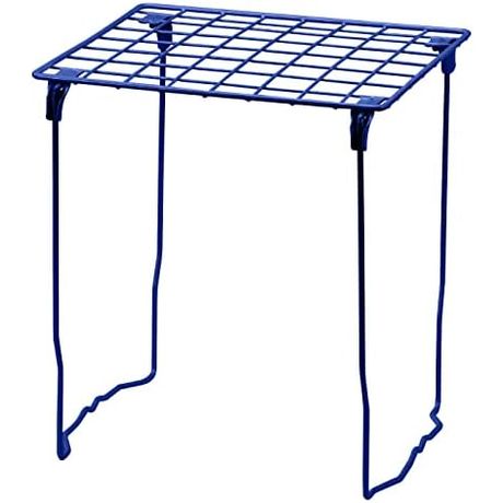 LockerMate Stac-A-Shelf Stackable Locker Shelf, Extra Tall, Navy Blue
